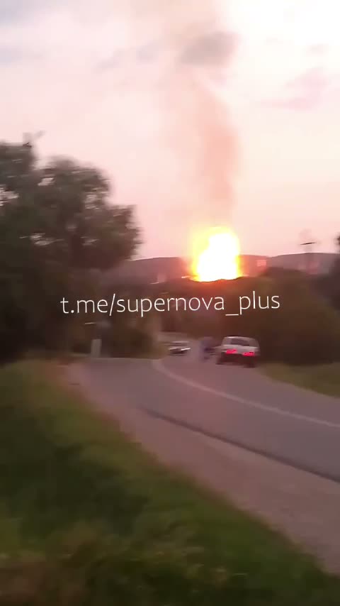 Natural gas pumping station was targeted in a suspected missile strike in Krasnodar region