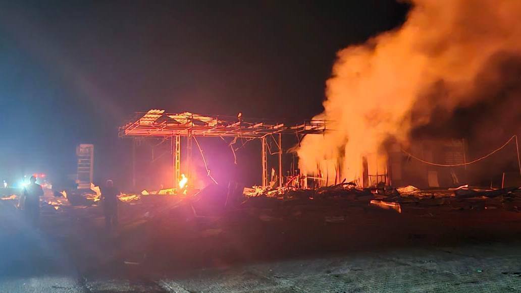 Overnight, Russian Geran-2 drones struck 4 different petrol stations in southern Odesa Oblast