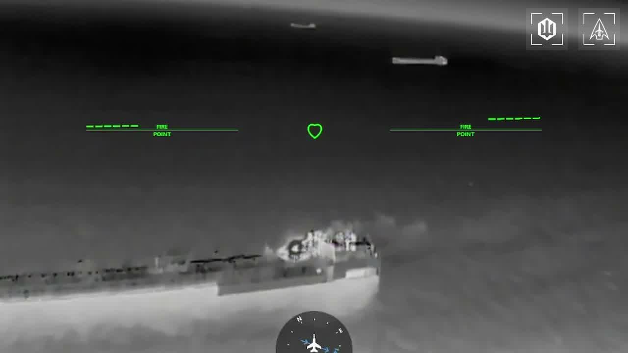 Ukrainian drones have targeted 9 more tankers of Russian shadow fleet in Azov Sea overnight