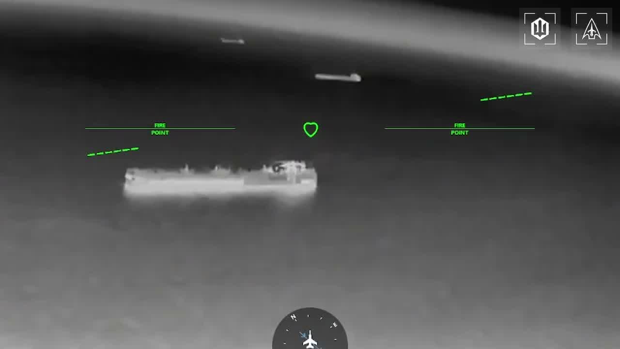 Ukrainian drones have targeted 9 more tankers of Russian shadow fleet in Azov Sea overnight