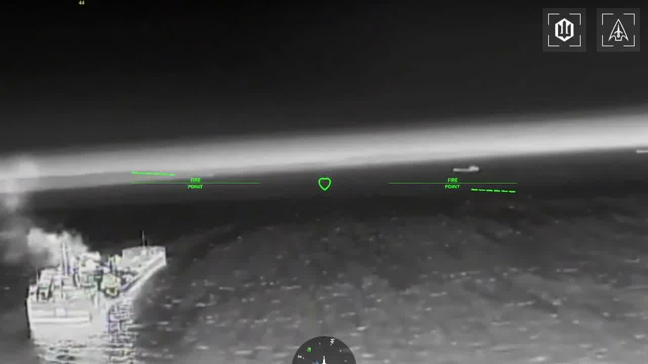 Ukrainian drones have targeted 9 more tankers of Russian shadow fleet in Azov Sea overnight