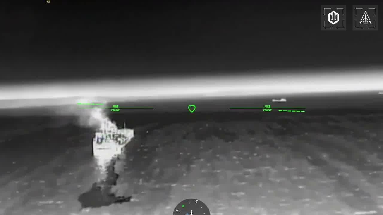 Ukrainian drones have targeted 9 more tankers of Russian shadow fleet in Azov Sea overnight