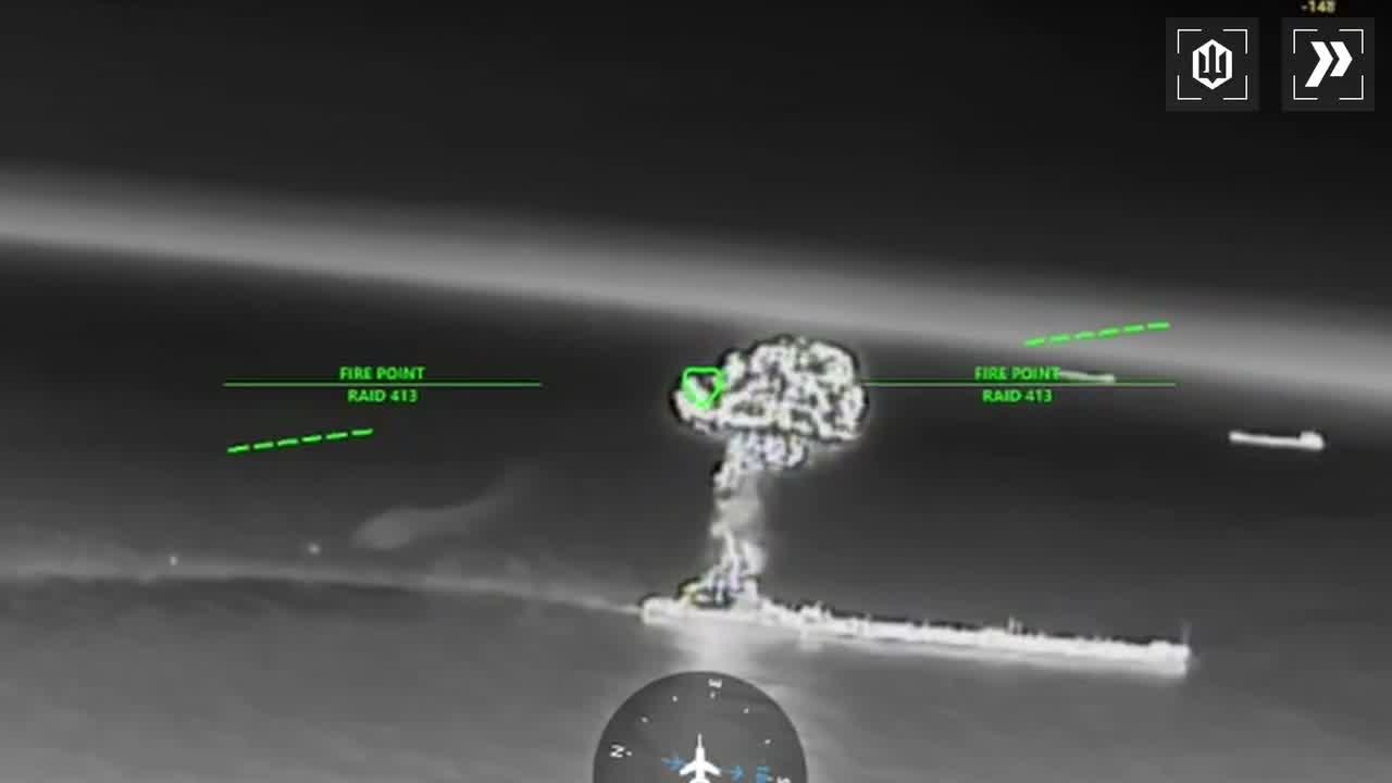 Ukrainian drones have targeted 9 more tankers of Russian shadow fleet in Azov Sea overnight