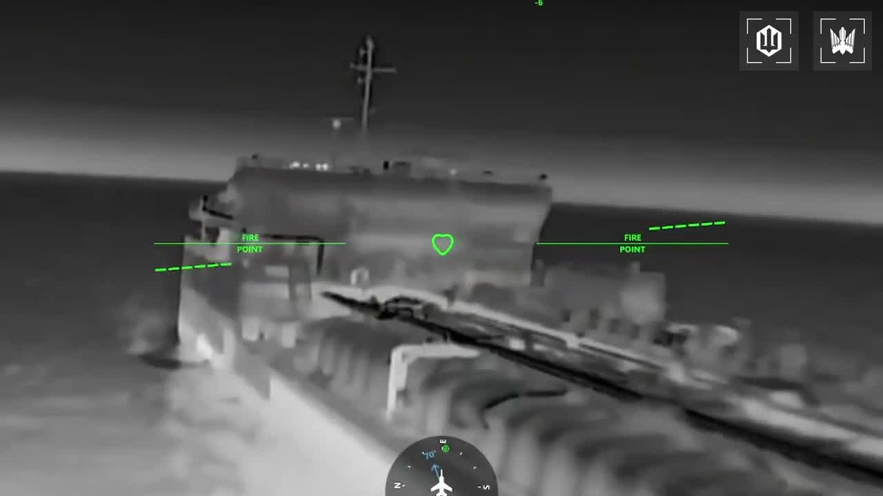 Ukrainian drones have targeted 9 more tankers of Russian shadow fleet in Azov Sea overnight