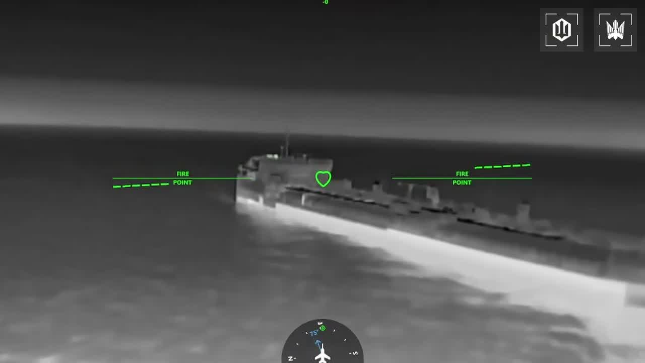 Ukrainian drones have targeted 9 more tankers of Russian shadow fleet in Azov Sea overnight