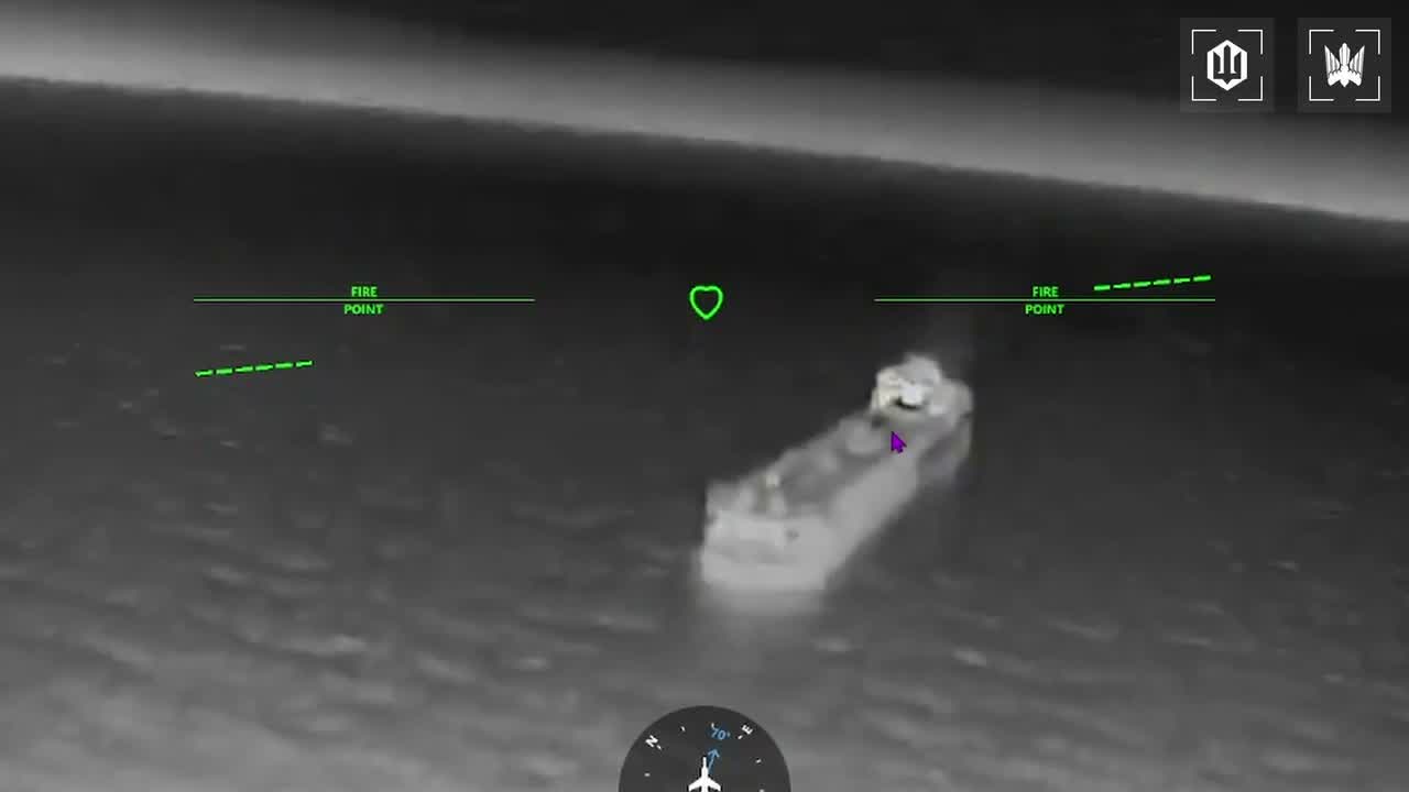 Ukrainian drones have targeted 9 more tankers of Russian shadow fleet in Azov Sea overnight