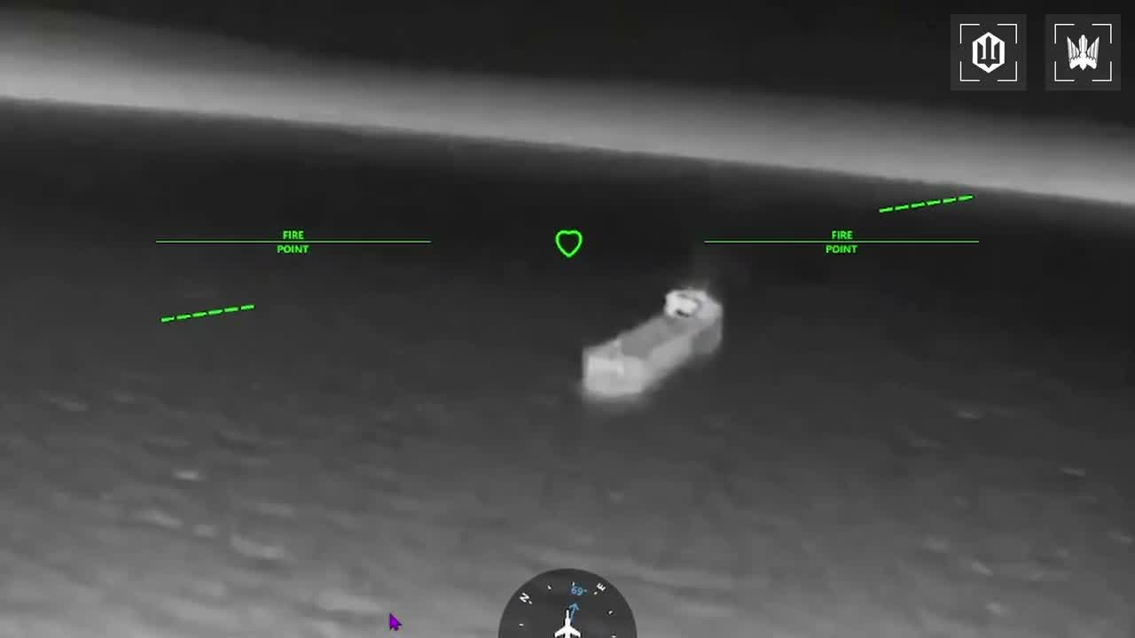 Ukrainian drones have targeted 9 more tankers of Russian shadow fleet in Azov Sea overnight
