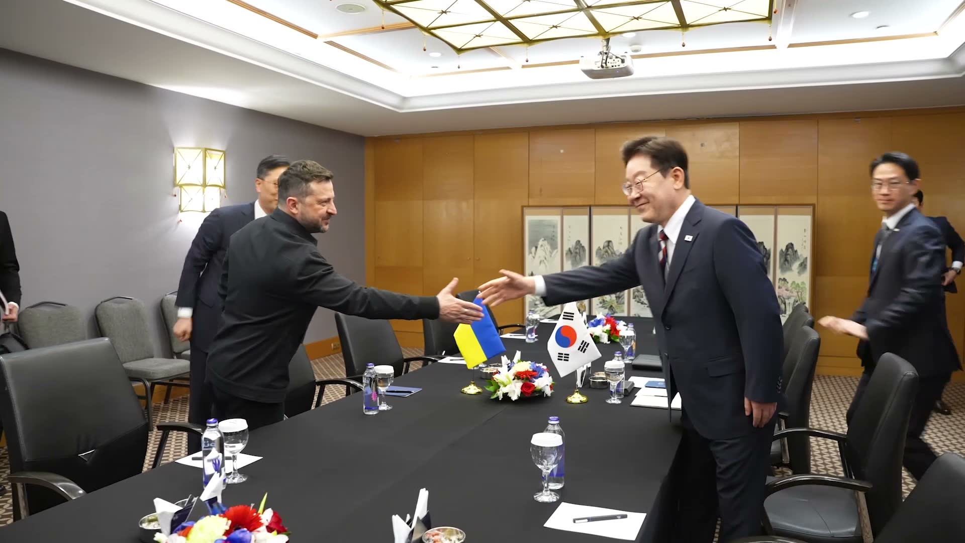 We are interested in productive relations with South Korea, and today we talked about what is needed for both our countries, Zelenskyy met with President Jae Myung