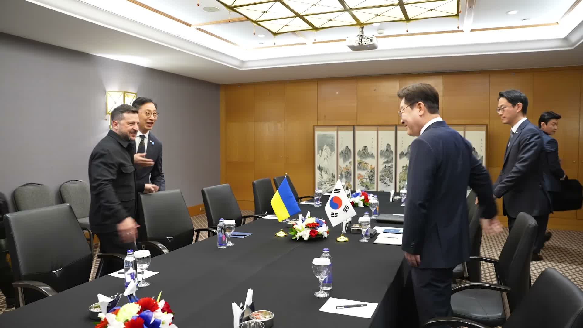 We are interested in productive relations with South Korea, and today we talked about what is needed for both our countries, Zelenskyy met with President Jae Myung