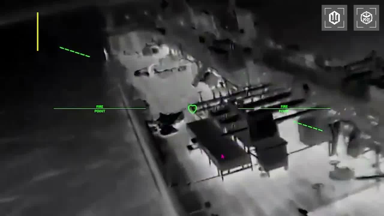 Ukrainian drones have targeted 14 vessels in Azov Sea overnight