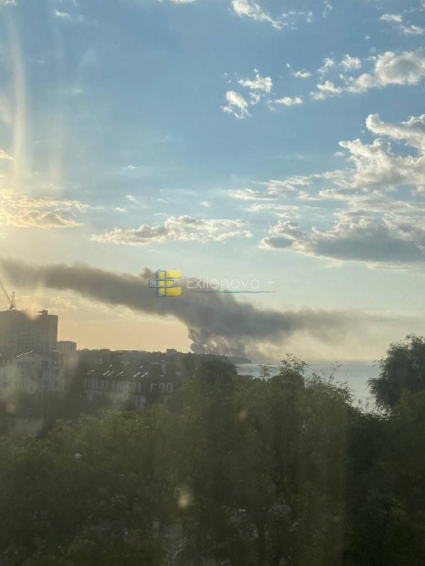 Fuel terminal is on fire in Taganrog, Rostov region after drones strikes overnight