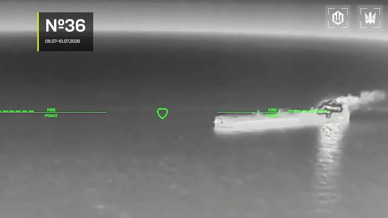 13 vessels of Russian shadow fleet were targeted near Crimea overnight