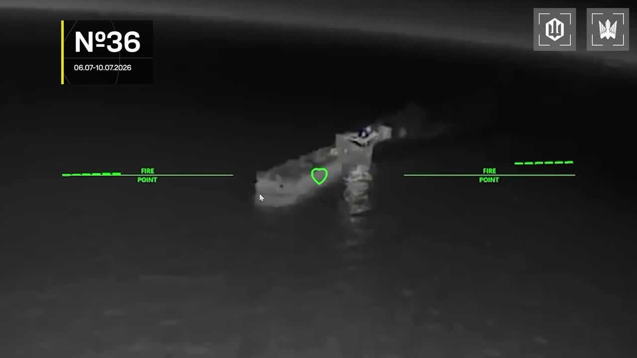 13 vessels of Russian shadow fleet were targeted near Crimea overnight