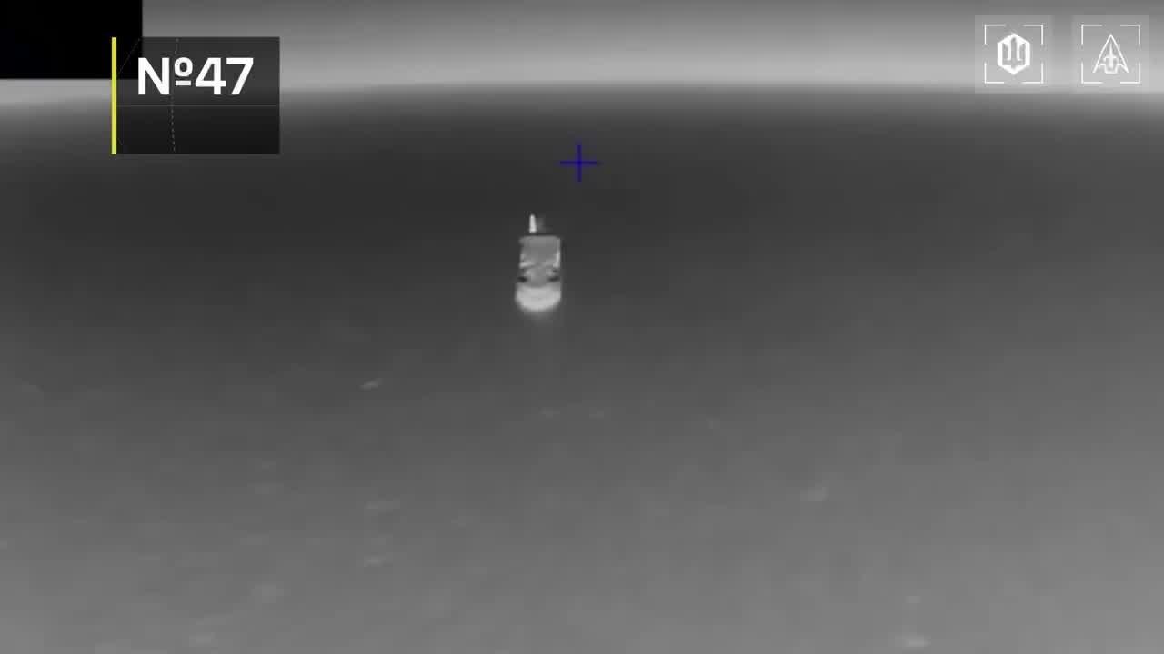 13 vessels of Russian shadow fleet were targeted near Crimea overnight