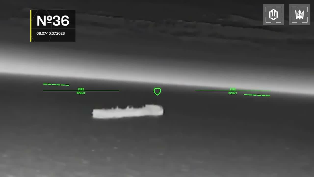 13 vessels of Russian shadow fleet were targeted near Crimea overnight