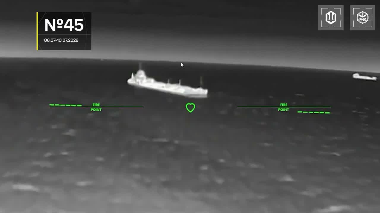 13 vessels of Russian shadow fleet were targeted near Crimea overnight