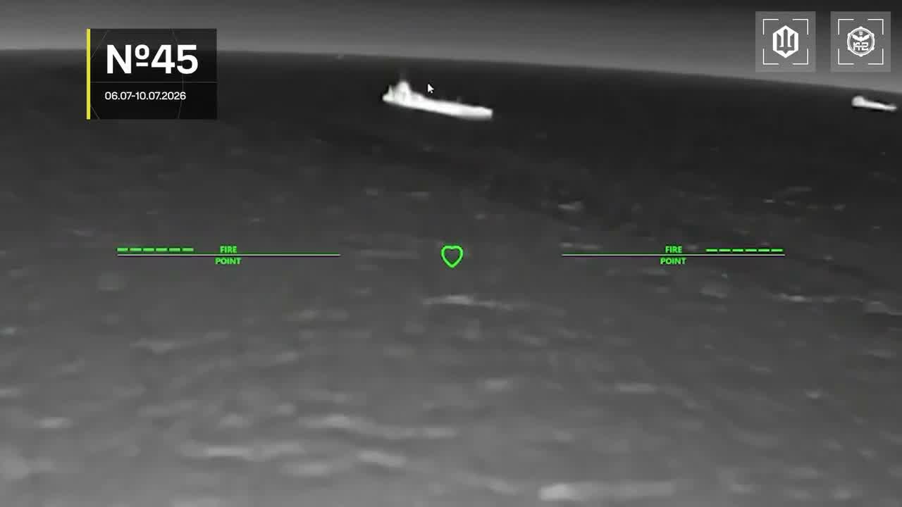 13 vessels of Russian shadow fleet were targeted near Crimea overnight