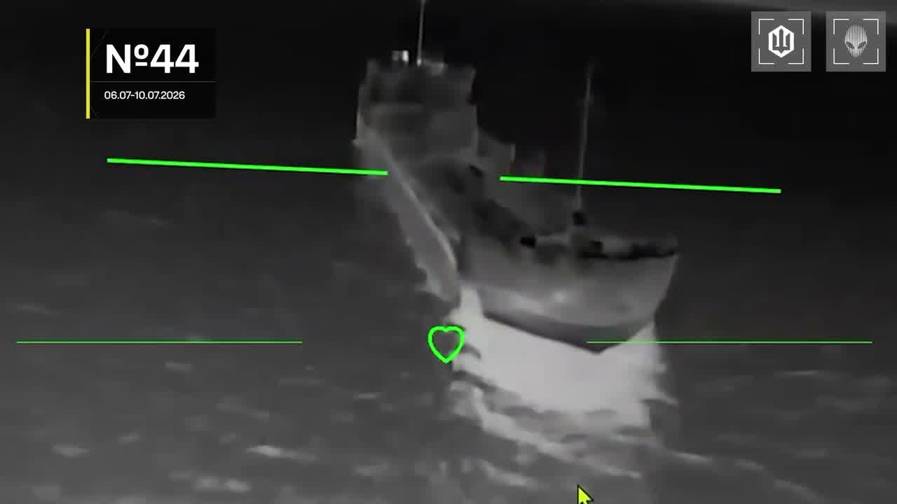 13 vessels of Russian shadow fleet were targeted near Crimea overnight
