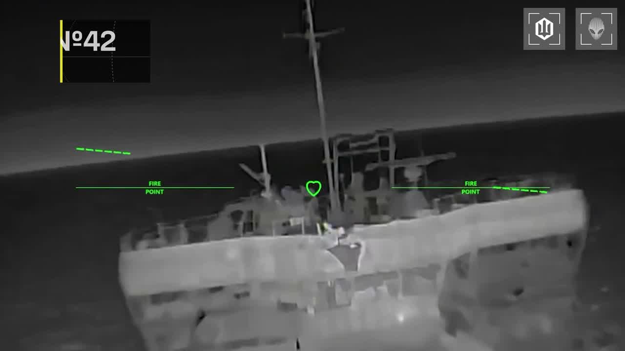 13 vessels of Russian shadow fleet were targeted near Crimea overnight