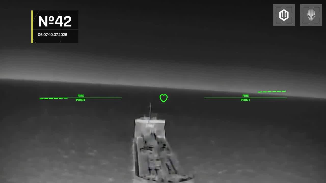 13 vessels of Russian shadow fleet were targeted near Crimea overnight