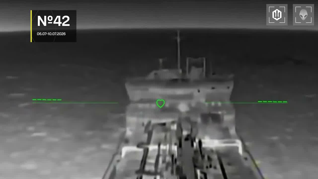 13 vessels of Russian shadow fleet were targeted near Crimea overnight