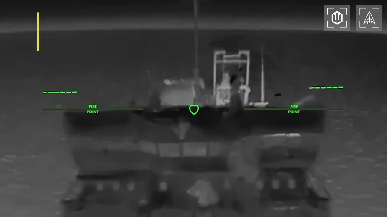 13 vessels of Russian shadow fleet were targeted near Crimea overnight