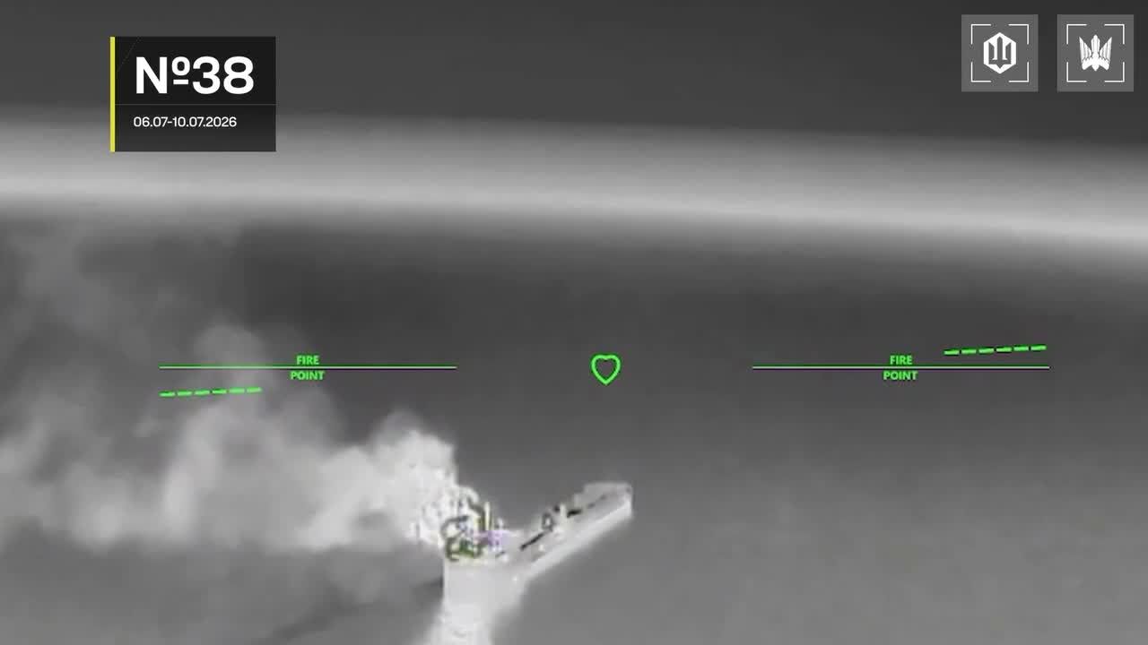13 vessels of Russian shadow fleet were targeted near Crimea overnight