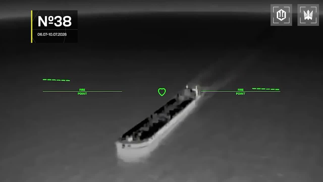 13 vessels of Russian shadow fleet were targeted near Crimea overnight