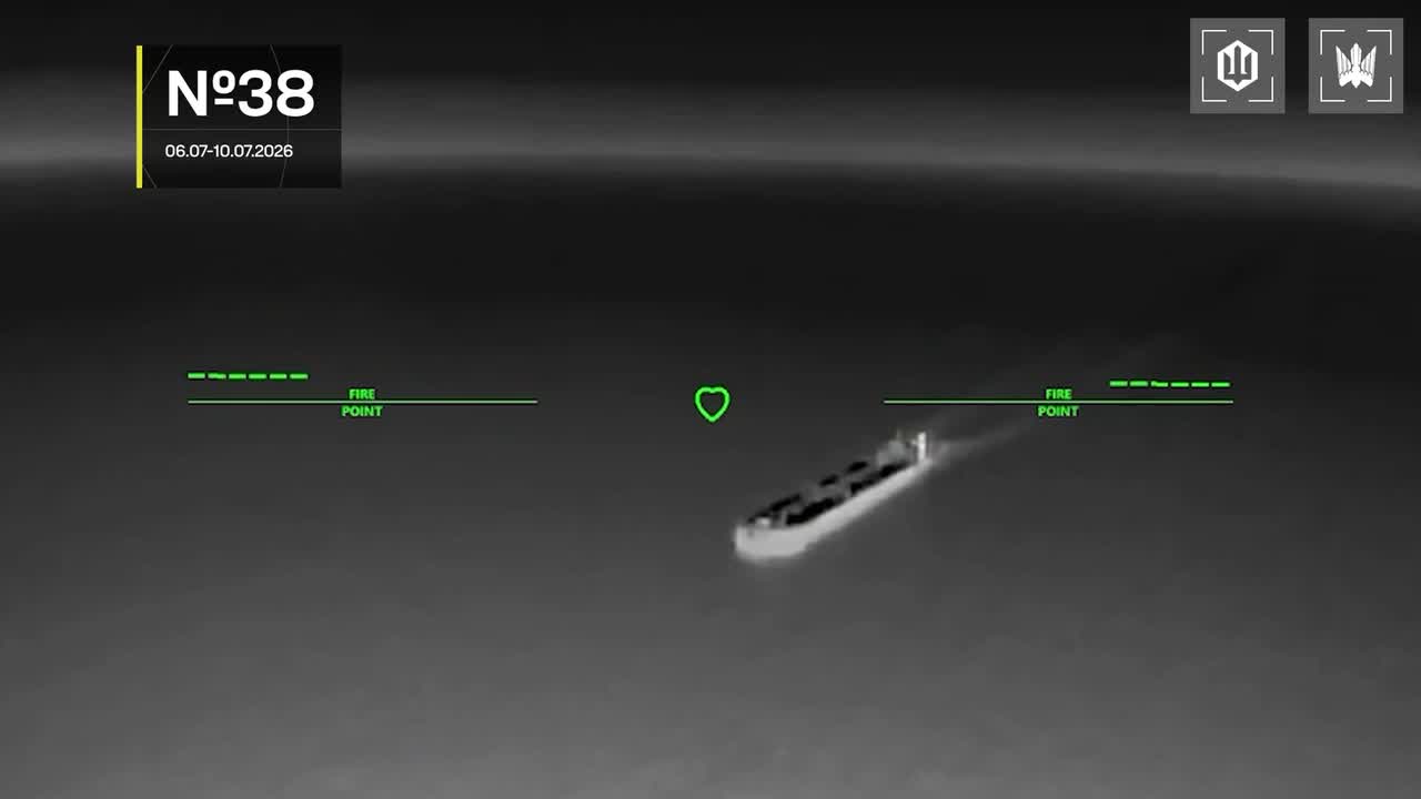 13 vessels of Russian shadow fleet were targeted near Crimea overnight