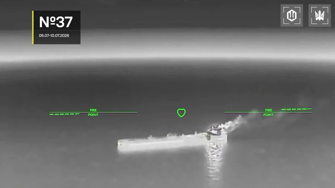 13 vessels of Russian shadow fleet were targeted near Crimea overnight
