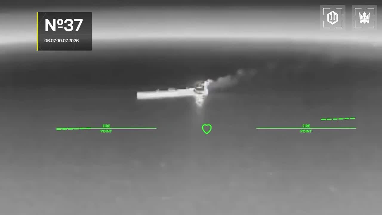 13 vessels of Russian shadow fleet were targeted near Crimea overnight