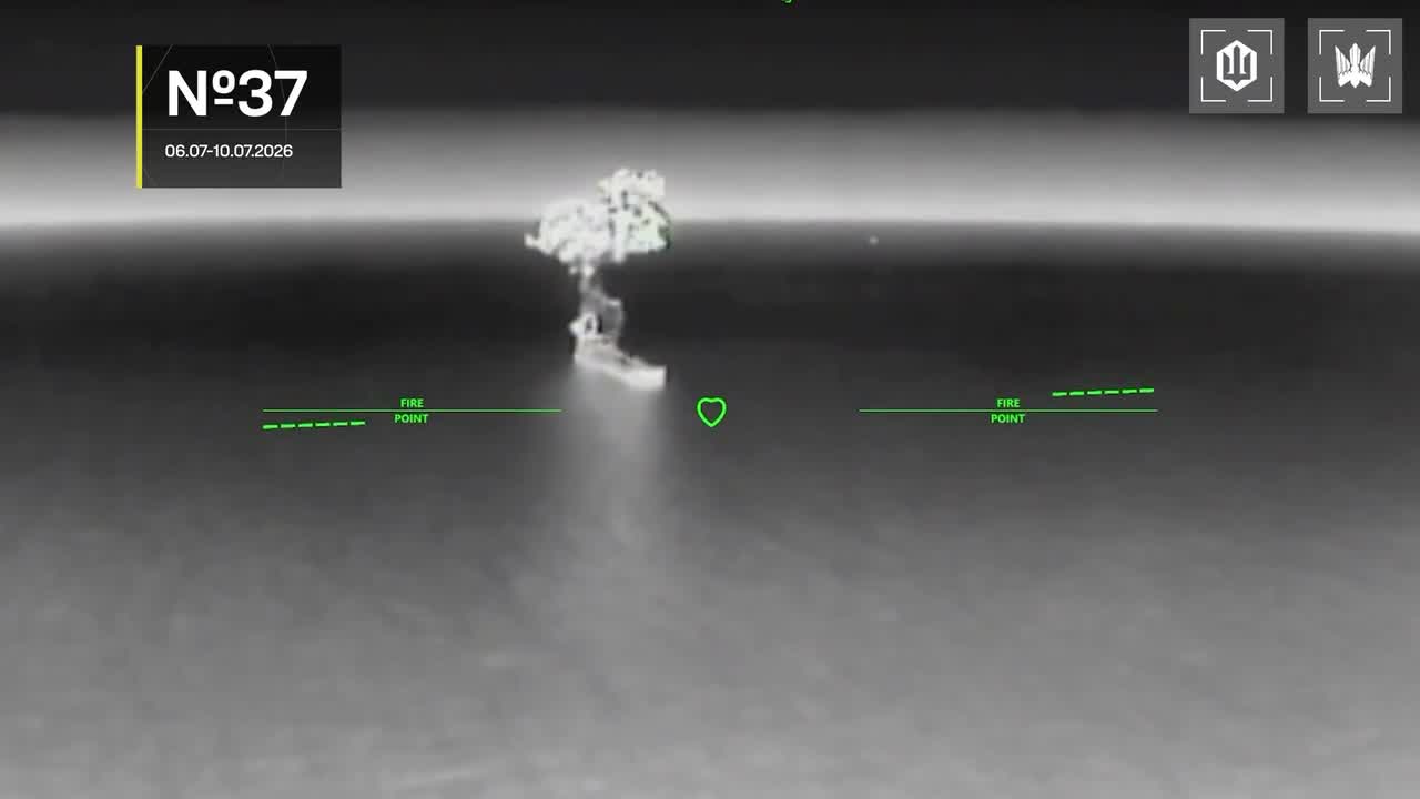 13 vessels of Russian shadow fleet were targeted near Crimea overnight