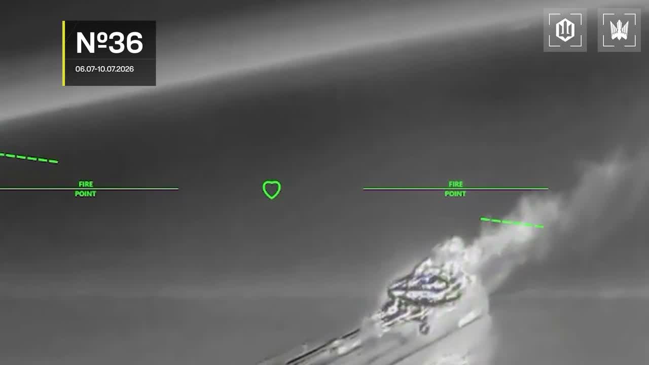 13 vessels of Russian shadow fleet were targeted near Crimea overnight