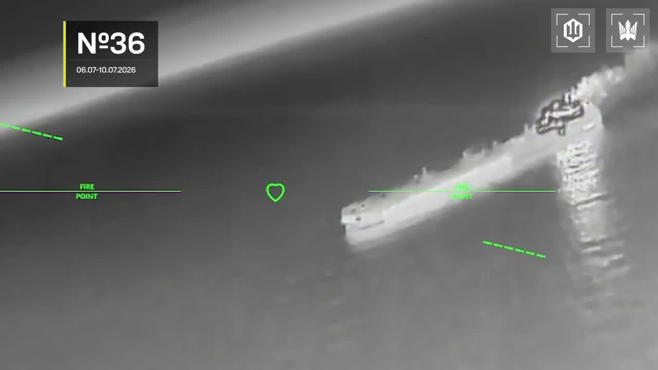 13 vessels of Russian shadow fleet were targeted near Crimea overnight
