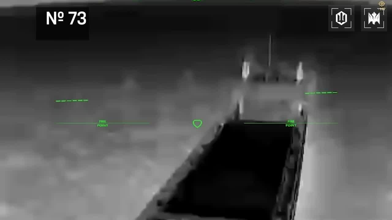 Drones hit 28 vessels in Azov Sea overnight