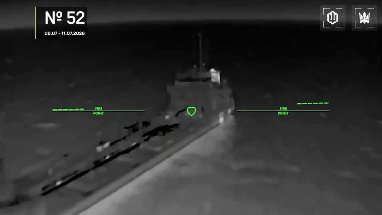 Drones hit 28 vessels in Azov Sea overnight