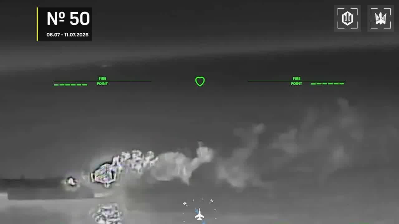 Drones hit 28 vessels in Azov Sea overnight