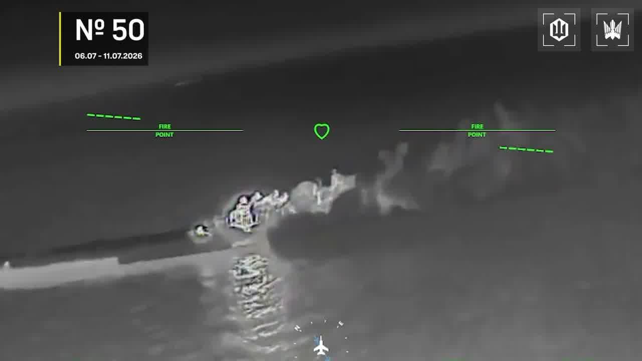 Drones hit 28 vessels in Azov Sea overnight