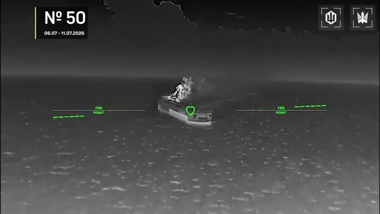 Drones hit 28 vessels in Azov Sea overnight