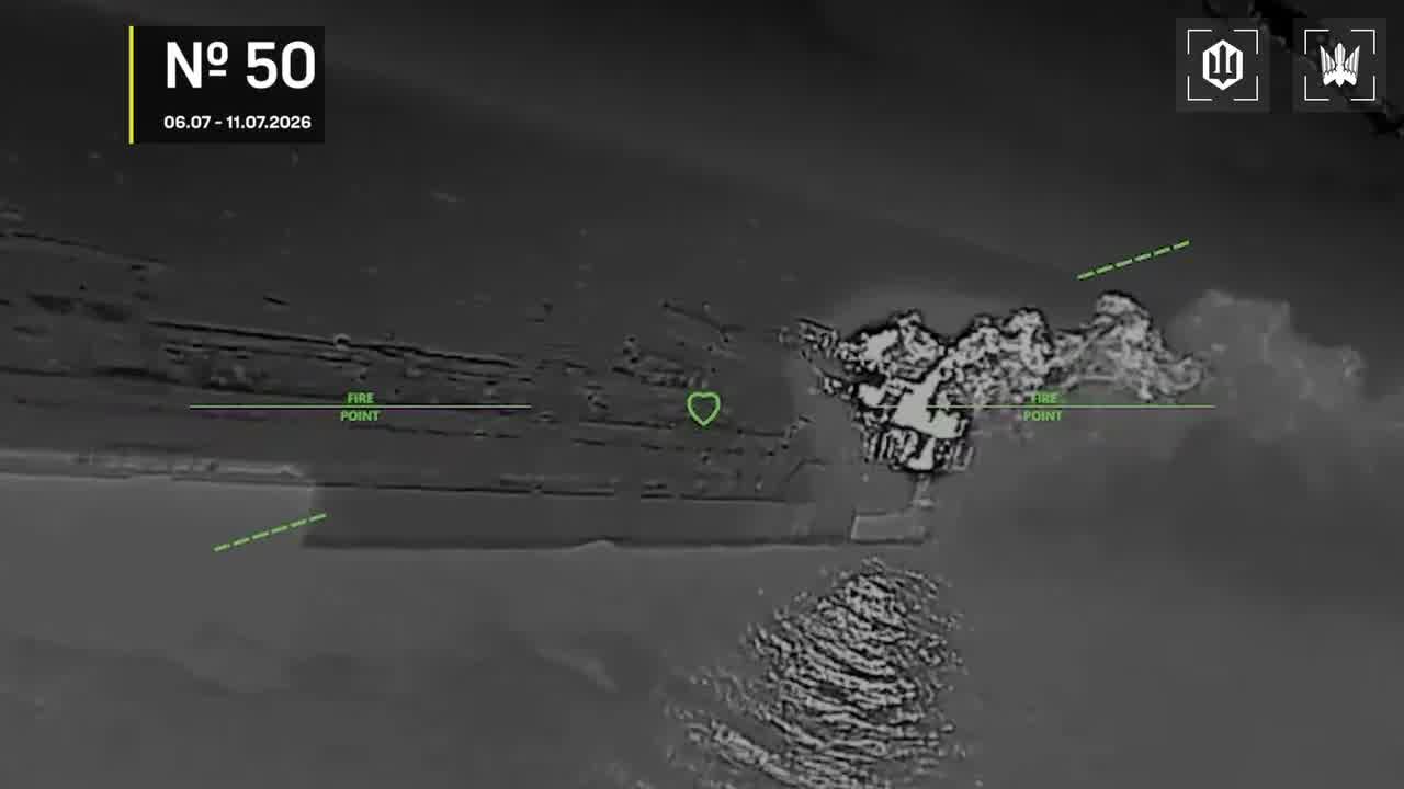 Drones hit 28 vessels in Azov Sea overnight