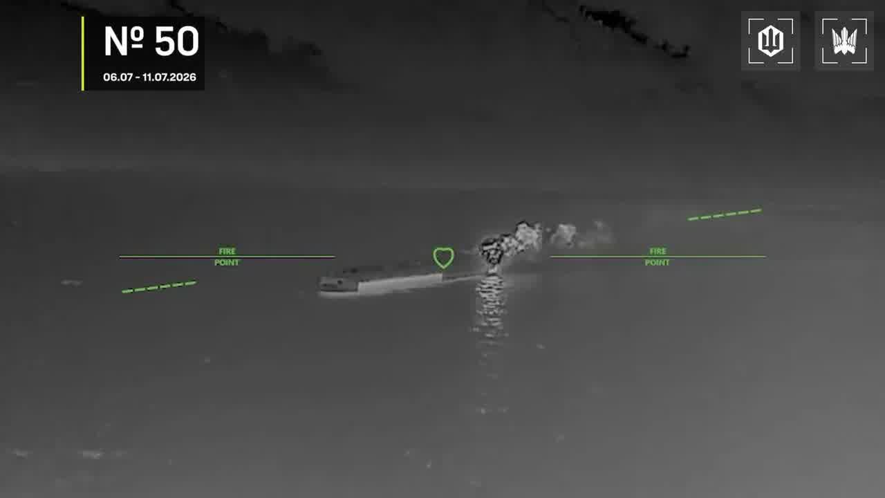 Drones hit 28 vessels in Azov Sea overnight