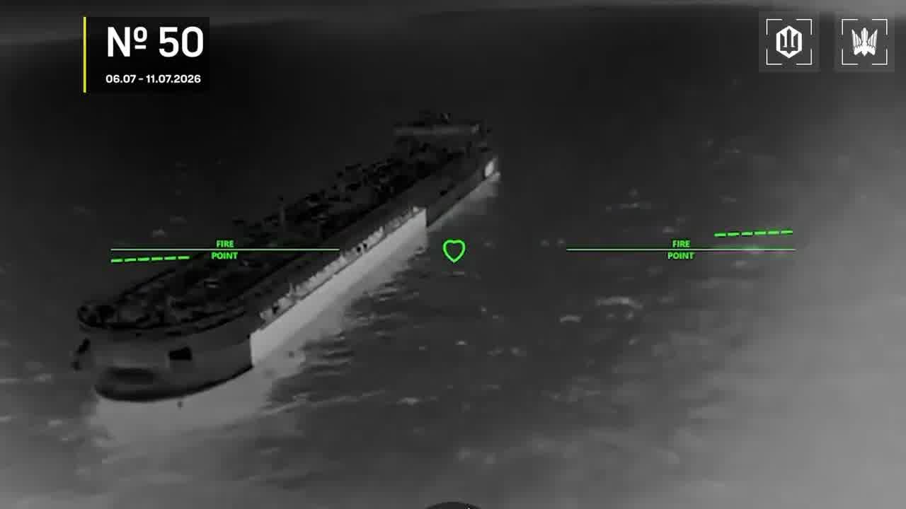 Drones hit 28 vessels in Azov Sea overnight