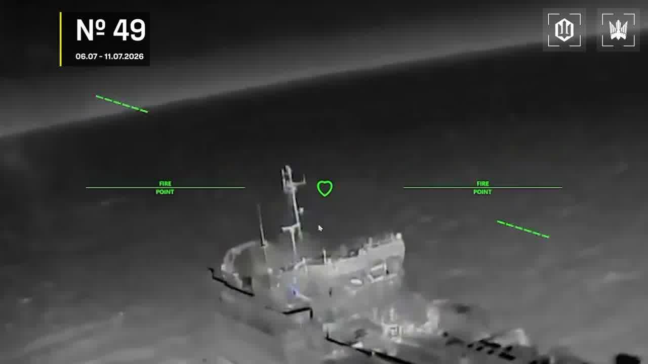 Drones hit 28 vessels in Azov Sea overnight