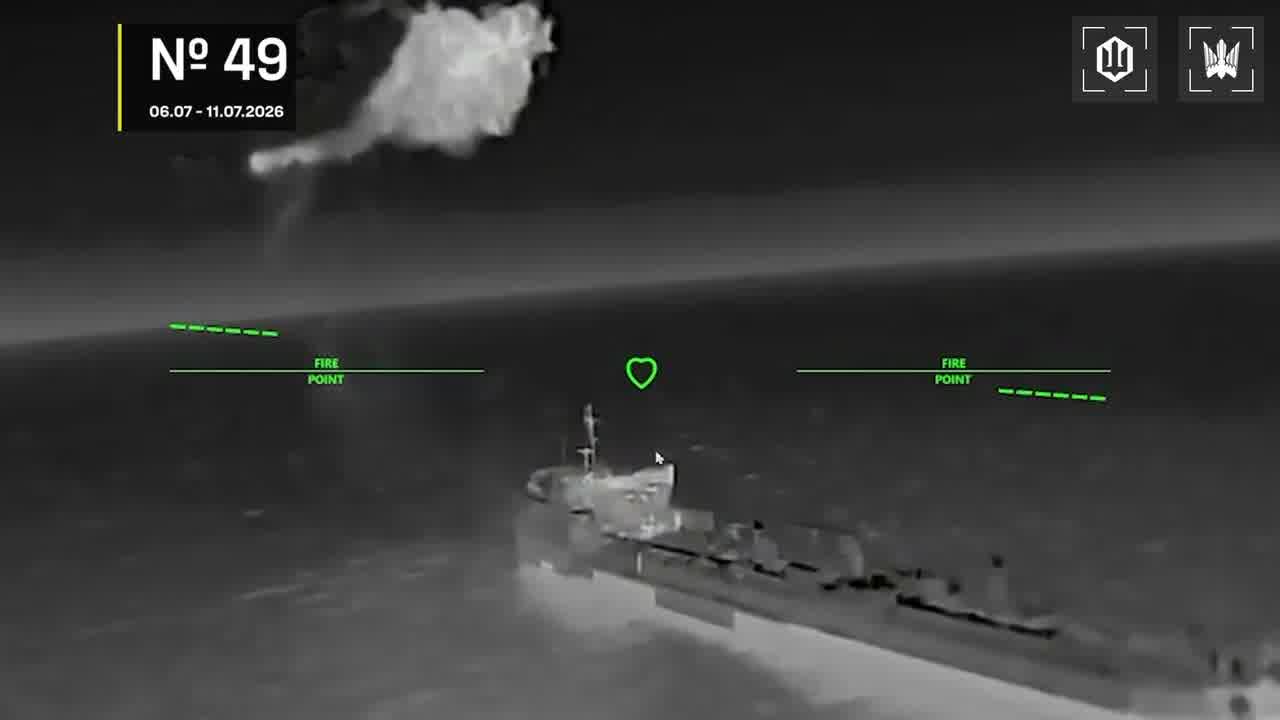 Drones hit 28 vessels in Azov Sea overnight