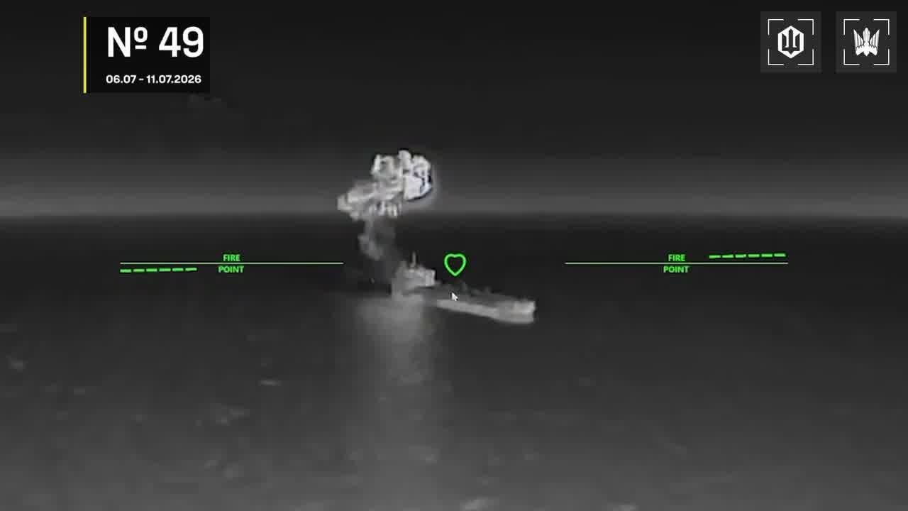 Drones hit 28 vessels in Azov Sea overnight