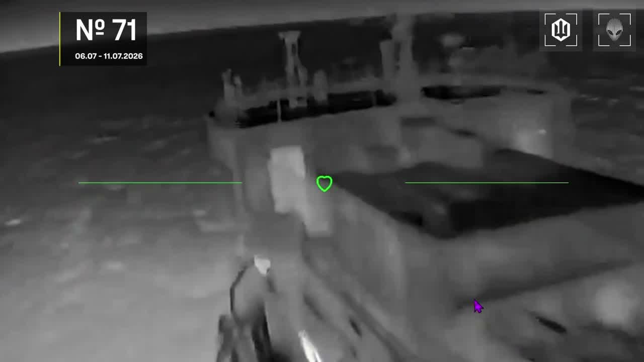 Drones hit 28 vessels in Azov Sea overnight