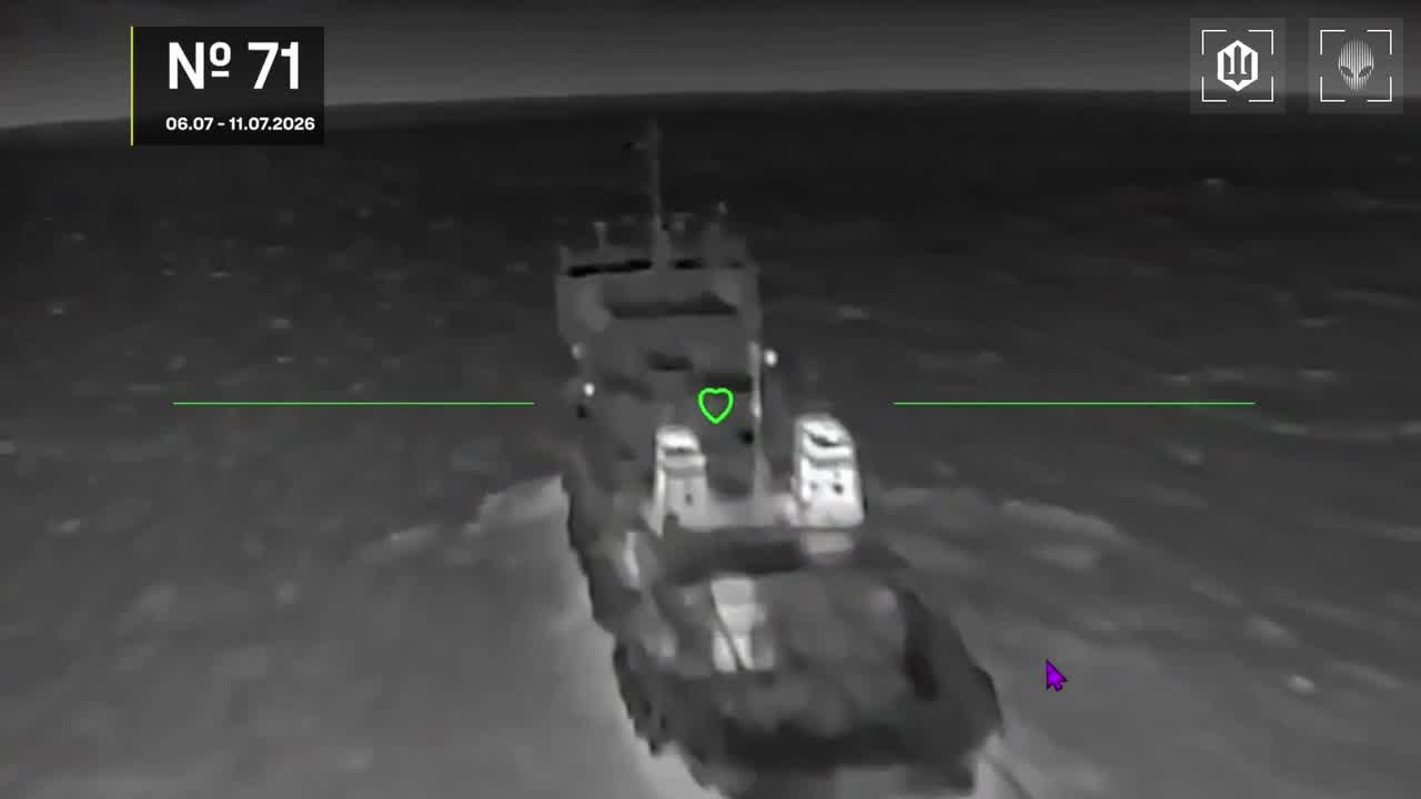 Drones hit 28 vessels in Azov Sea overnight