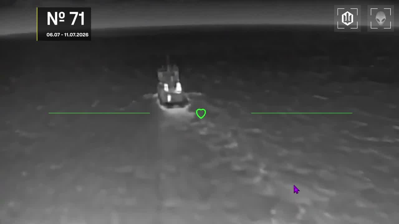 Drones hit 28 vessels in Azov Sea overnight