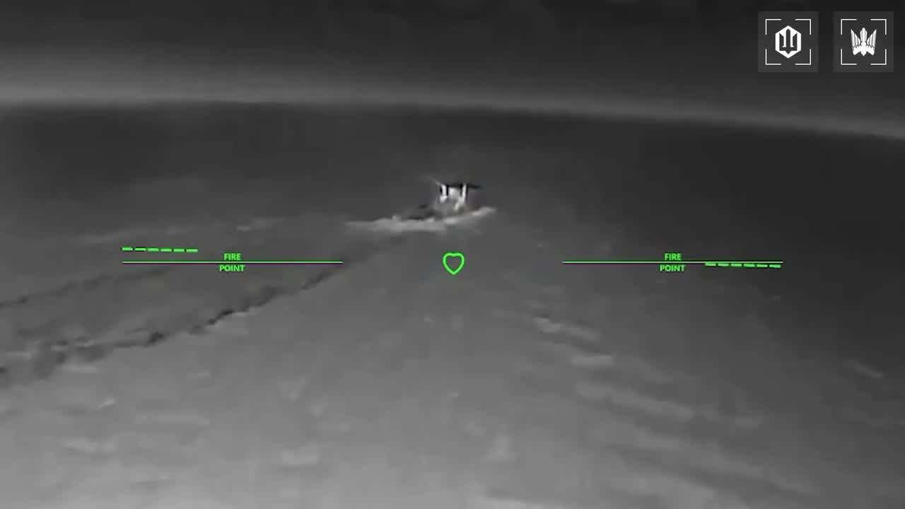 Drones hit 28 vessels in Azov Sea overnight