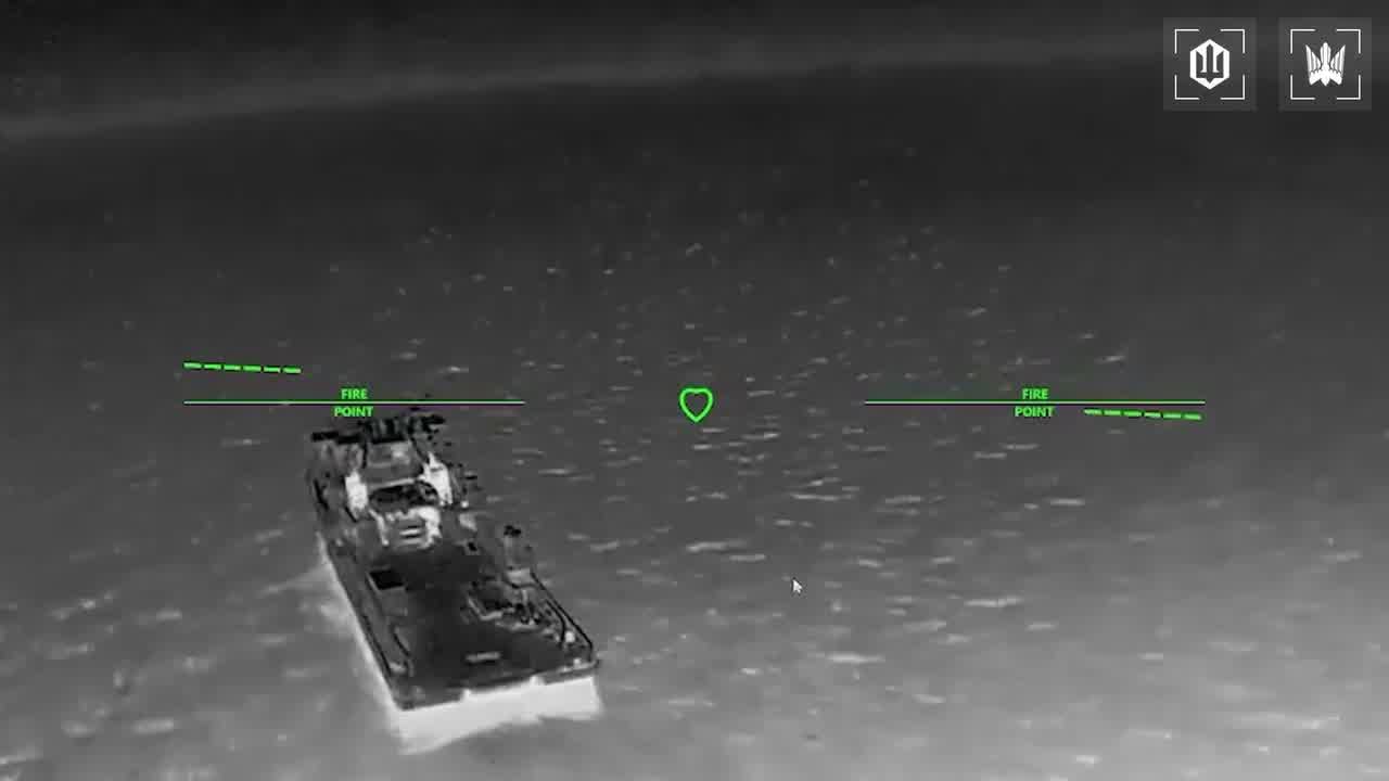 Drones hit 28 vessels in Azov Sea overnight